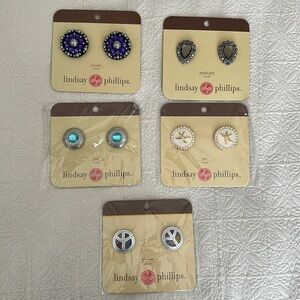 Lindsay Phillips shoe snaps. Lot of 5 sets